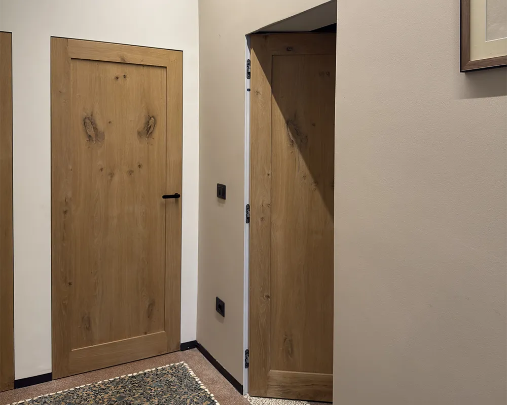 Porte interne in legno massello