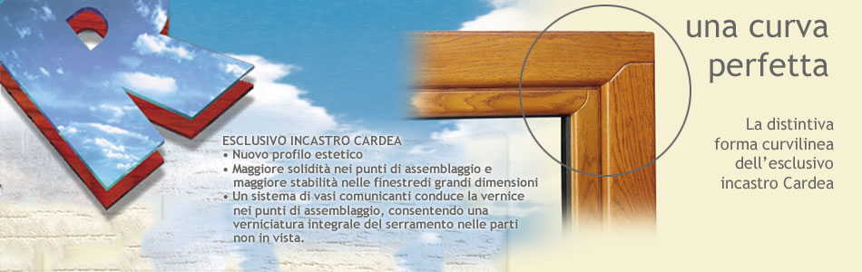 Finestre e serramenti RIGO Serramenti, l'esclusivo incastro Cardea
